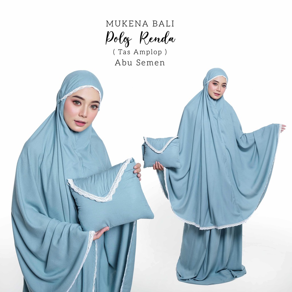 Mukena Bali Renda 20 Warna Polos | Shopee Indonesia