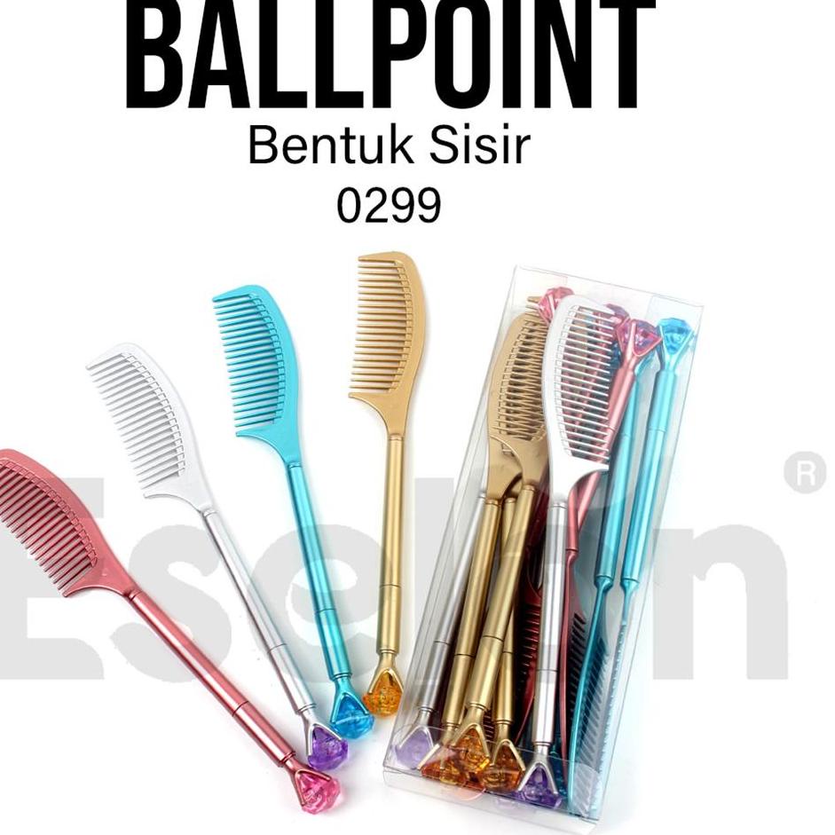 

Kejutan Besar 12pcs Pulpen Gel Sisir 0299 / 1pack Pulpen Gel Fancy