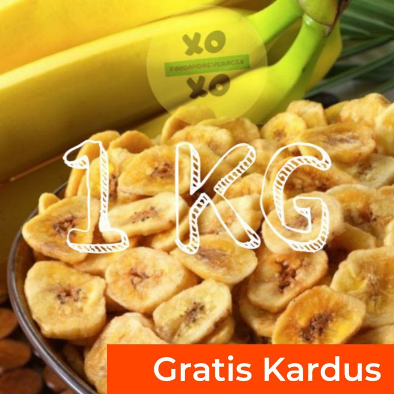 

[Snack] Keripik Pisang Koin Madu 1000gr