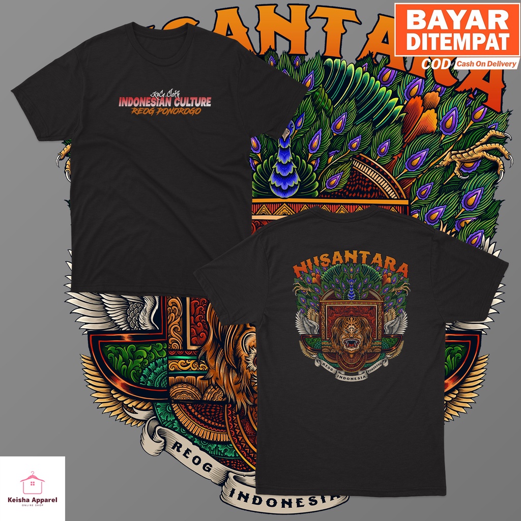 KAOS BAJU JARANAN REOG PONOROGO KAOS REOG PONOROGO COWOK CEWEK