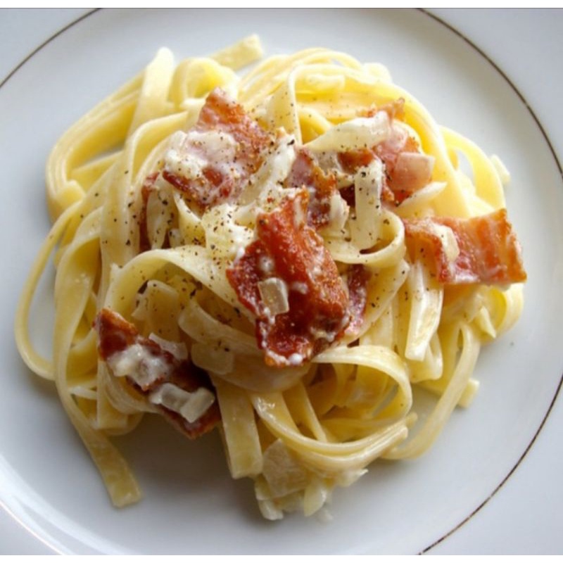 

Fetucini Fettucini Carbonara Homemade