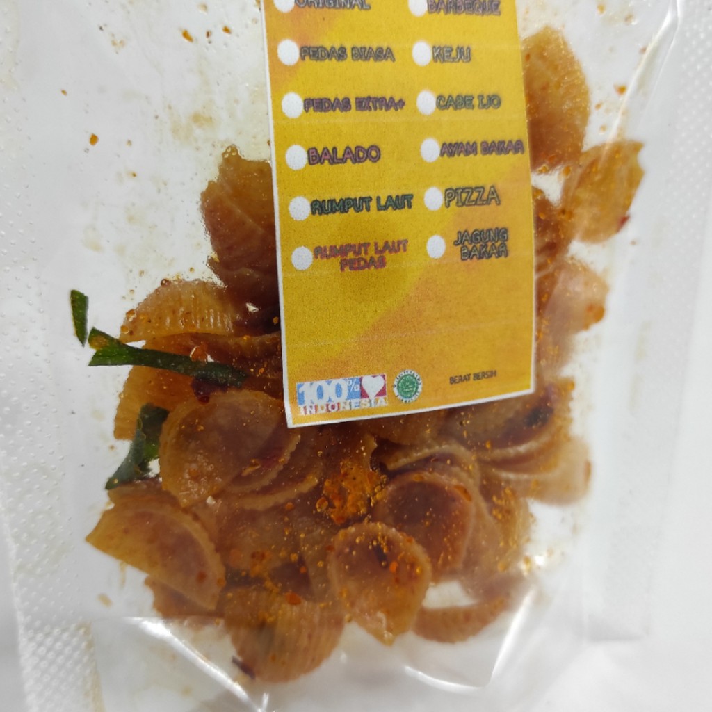 Makaroni Kerang Cikruh 30gr+ Extra Daun Jeruk