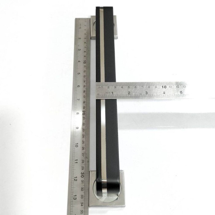 PEGANGAN PINTU RUMAH 33CM 2122 33.06 JMJ HITAM 2PASANG+BODY+ENGSEL (G799@2,D42,D41@2)