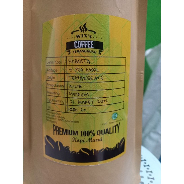 

Robusta Wine 1 kg premium