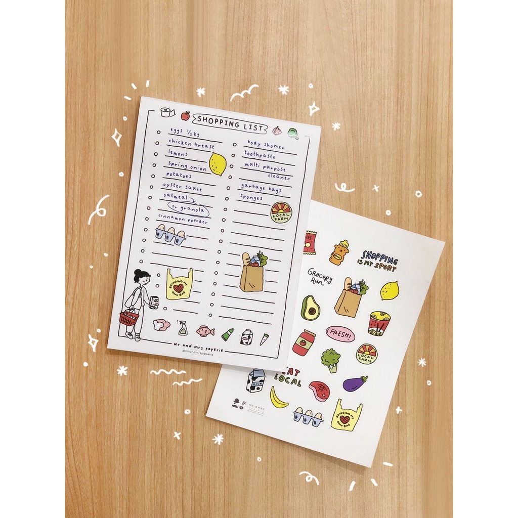 

MEMO PAD - SHOPPING LIST