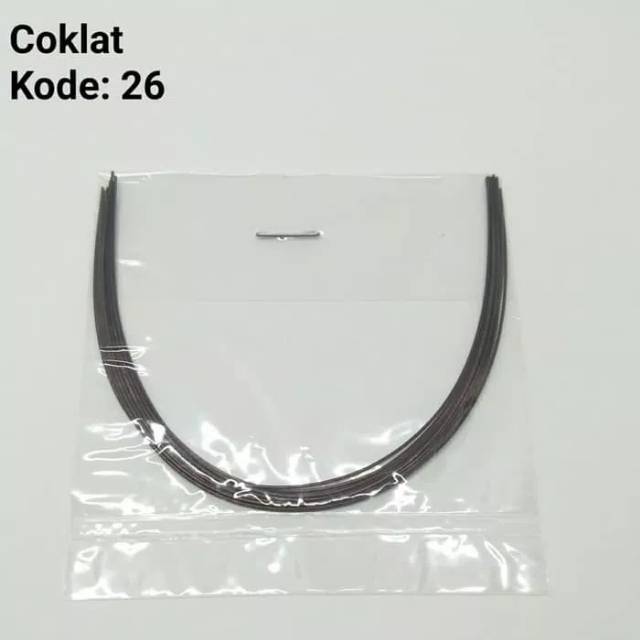 Kawat Warna Coklat / Kawat Behel Fashion / Kawat Warna Behel