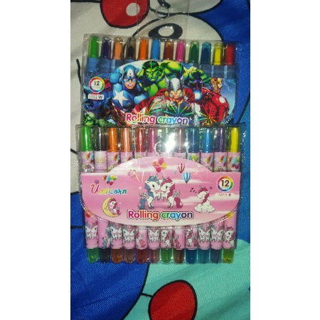 

Crayon putar pendek isi 12 warna