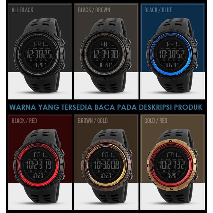  Jam  Tangan  Pria Sport SKMEI  1251  Original Anti Air 50M    