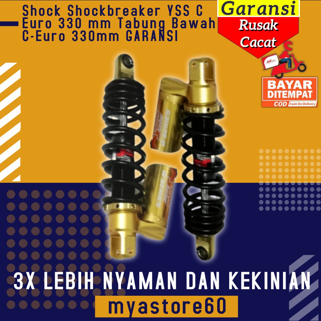 Shock Shockbreaker YSS C Euro 330 mm Tabung Bawah C-Euro 330mm GARANSI