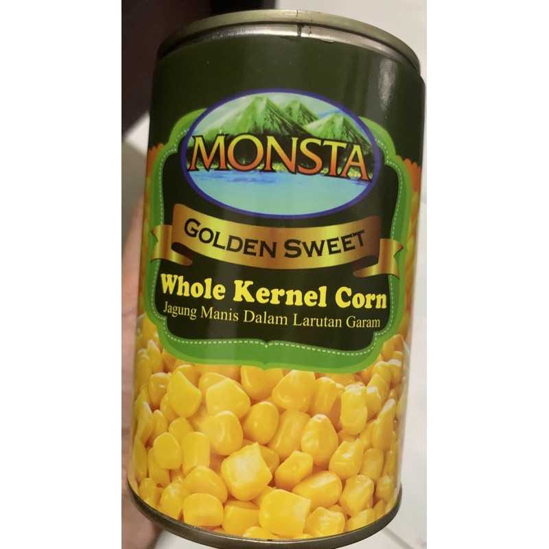 

MONSTA GOLDEN SWEET WHOLE KERNEL CORN 400GR