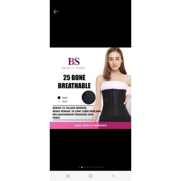 Beauty shape preloved 25 bone breathable and arm shaper
