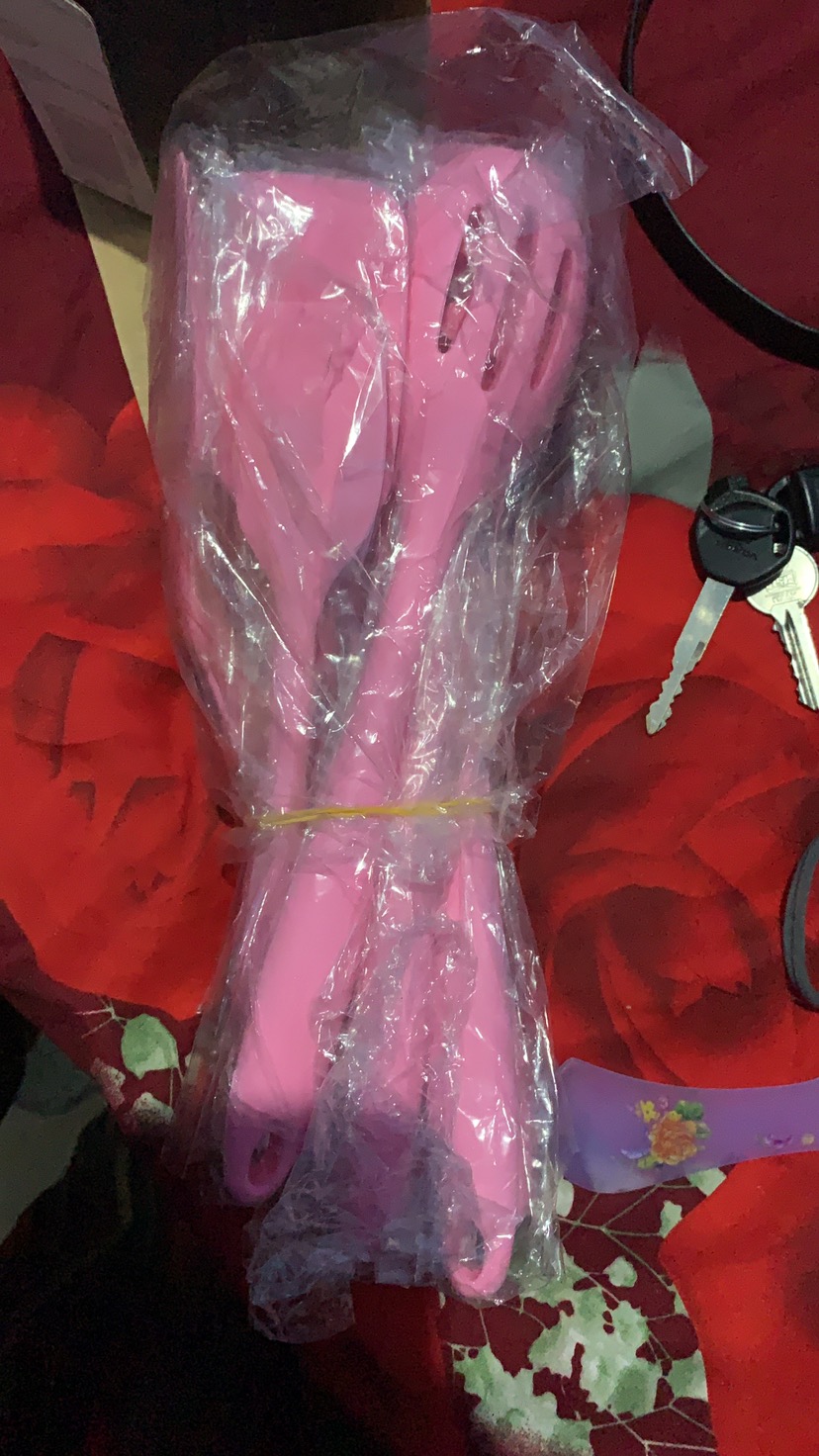 Set Dapur Silicone 10pcs Pink Silikon Spatula Turner Set Paket 10in1 Alat Masak Kitchen Utensils