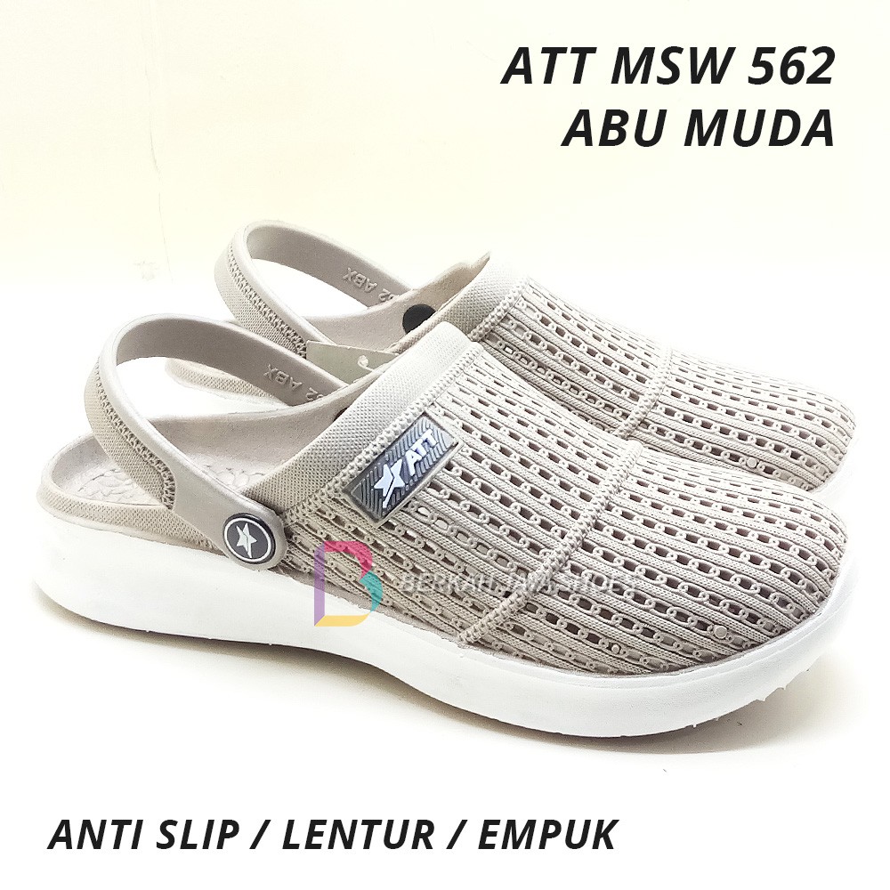 Sandal Sepatu Karet Wanita - Sepatu Sandal Karet Wanita ATT MSW 562 Anti Air &amp; Anti Slip