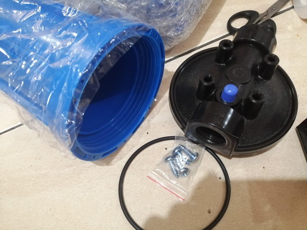 Filter Air Ledeng/pdam Plus 4 Housing Blue-saringan Air Siap Pakai - Watertech-watertech-gac-garuda
