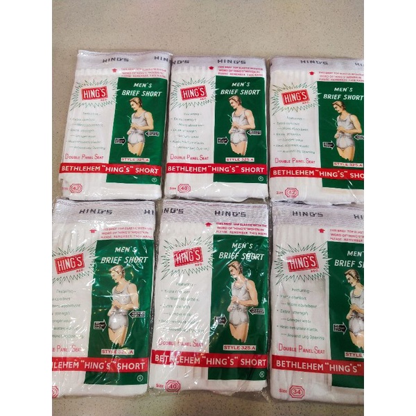 CELANA DALAM PRIA MERK HINGS HONGKONG/CD HINGS HIJAU ORIGINAL