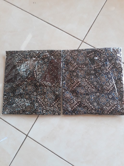 Batik Couple Keluarga Sania Ruffle Ori Ndoro Jowi Dnt Motif Mataram