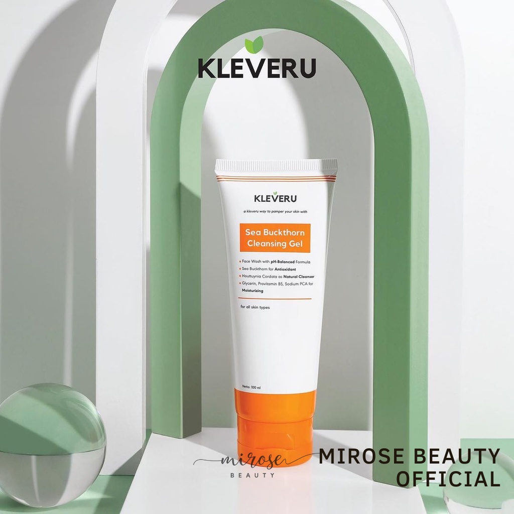 Kleveru Sea Buckthorn Cleansing Gel 100ml