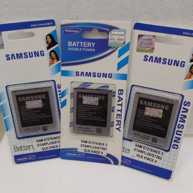 Baterai/Batre Samsung S7275/ACE3 STARPLUS/S7262 GLX.V/ACE 4/