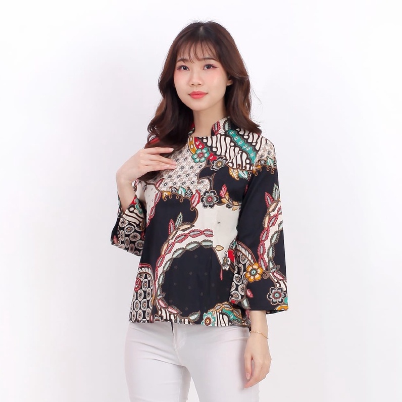 Batik Wanita - Atasan Batik 559 - 974-Black C