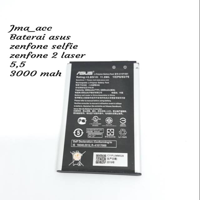 BATERAI ASUS ZENFONE SELFIE/ ZENFONE 2 LASER 5,5 /BATRE/BATTERY
