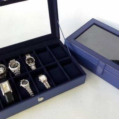 Best Seller-Kotak Jam Tangan Isi 12 Slot/Box Arloji Keren