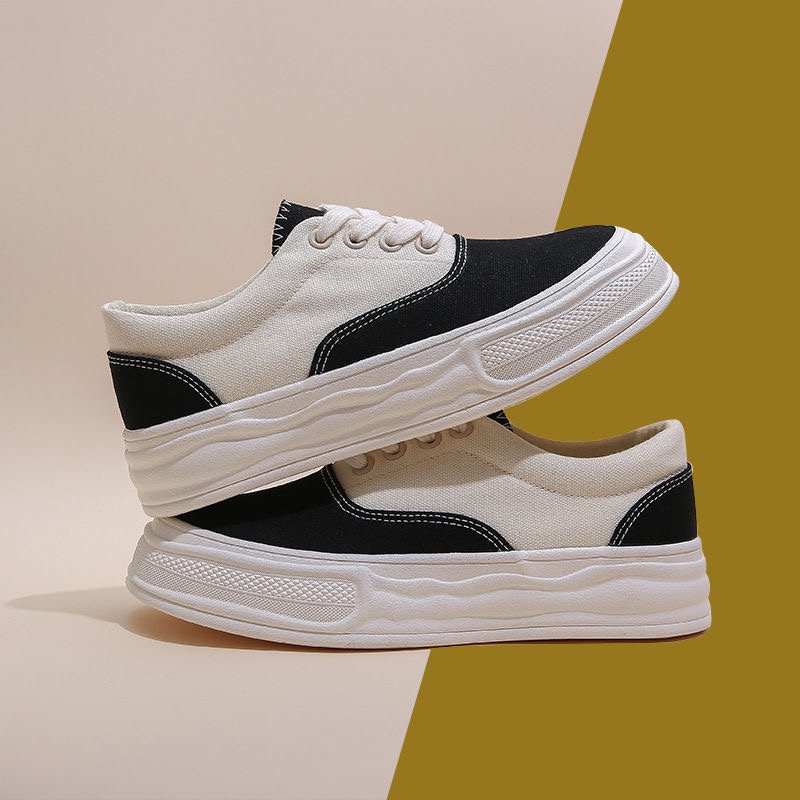 Sepatu Wanita Import Canvas Bagus Casual Sepatu Cewek Original Simple Fashionable Pelajar Hangout Terbaru