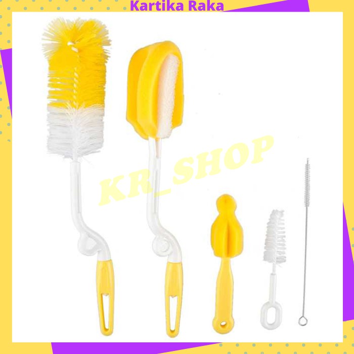 KR Set Peralatan Pembersih Dot Bayi 5 PCS