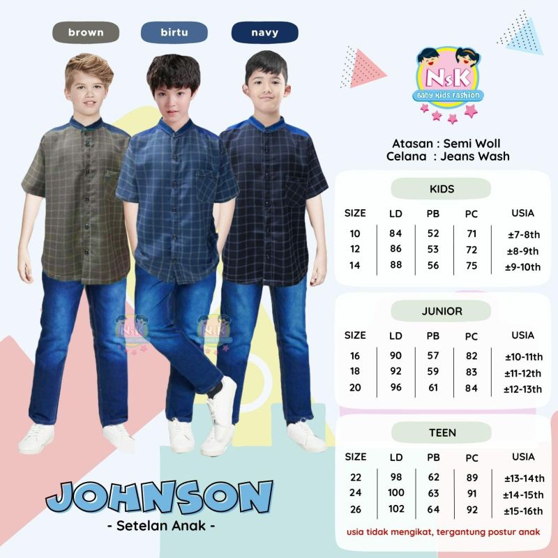 Johnson set anak