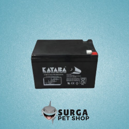 AKI BATERAI VRLA KAYABA 12V 12AH FOR SUNSUN YT 858 868 888 898 CP 180