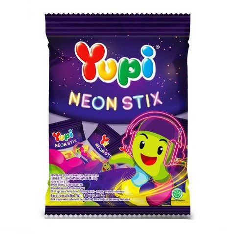 Yupi Neon Stix Hanging Bag 110 gr