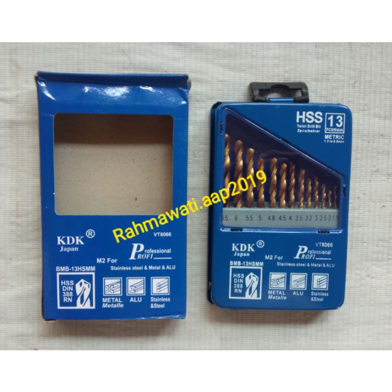 MATA BOR BESI 1 SET 13 PCS KDK JAPAN