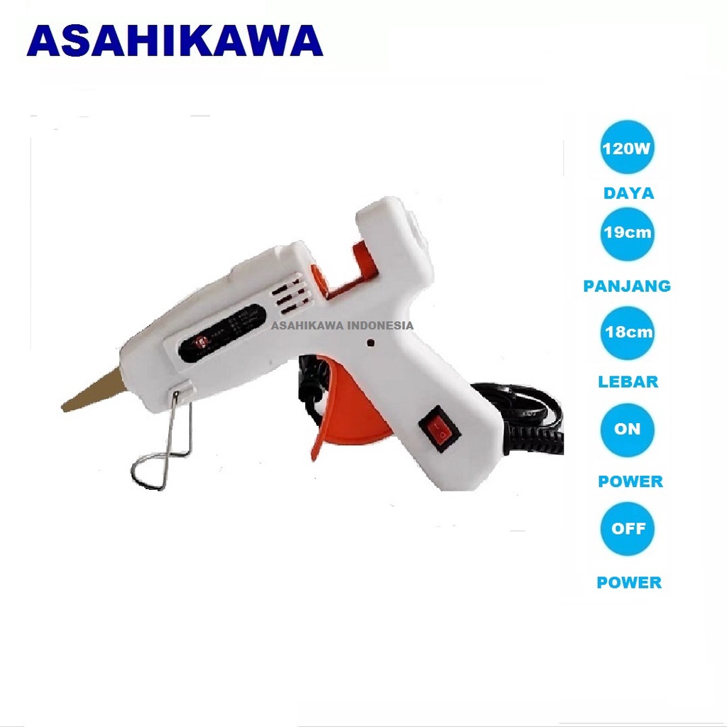 Asahikawa Glue Gun Lem Tembak Lem Bakar Cair Lem Lilin