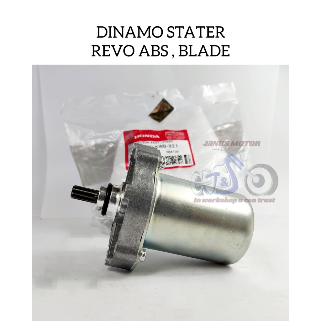DINAMO STATER HONDA BLADE REVO ABS ABSOLUTE KUALITAS ORIGINAL , PRESISI , AWET , TIDAK BOROS AKI DAN