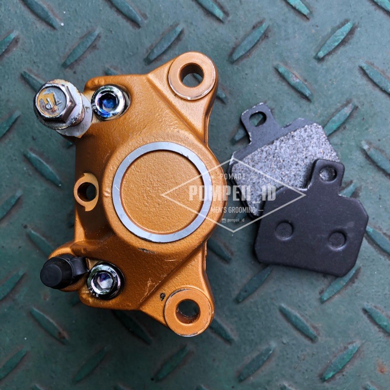 Kaliper Rem 2 Piston Original Copotan Minerva GTR150 Bukan Brembo KTC RCB Nissin