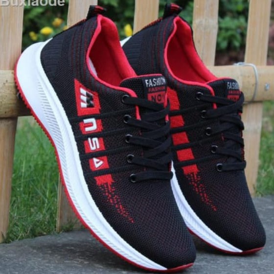 Sepatu sneakers pria kekinian / sepatu pria fashion sekolah remaja cod