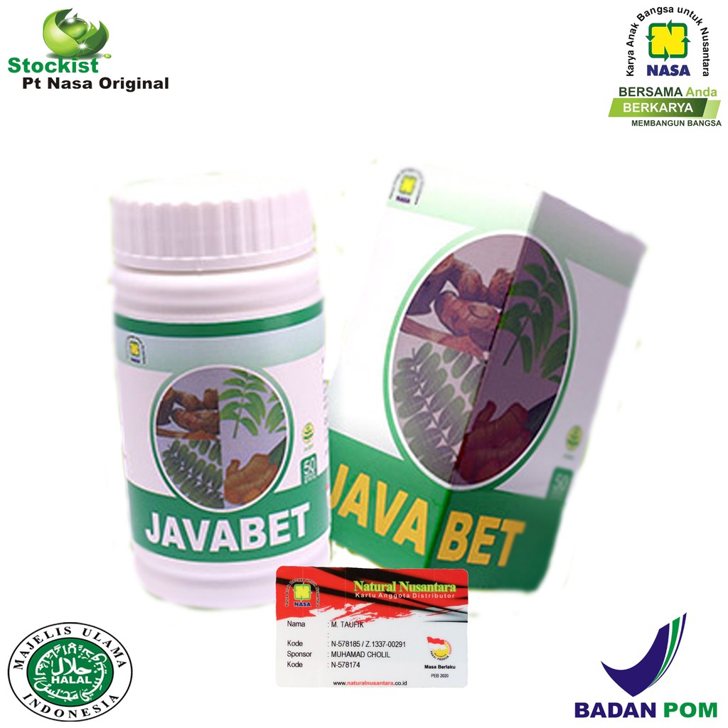 

Javabet Asli Original NASA Obat Kencing Manis /Stockist PT Nasa Original