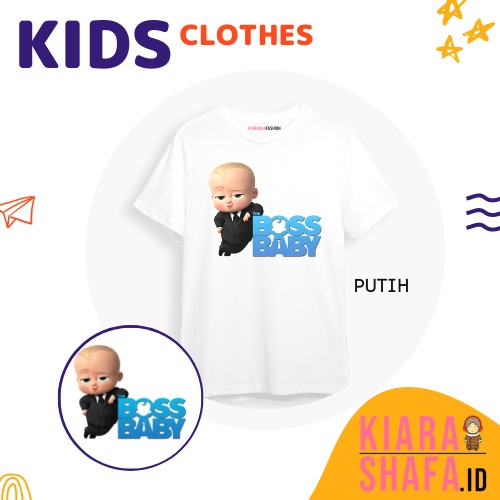 Kiarashafa - Baju Anak / Kaos Anak The Boss Baby