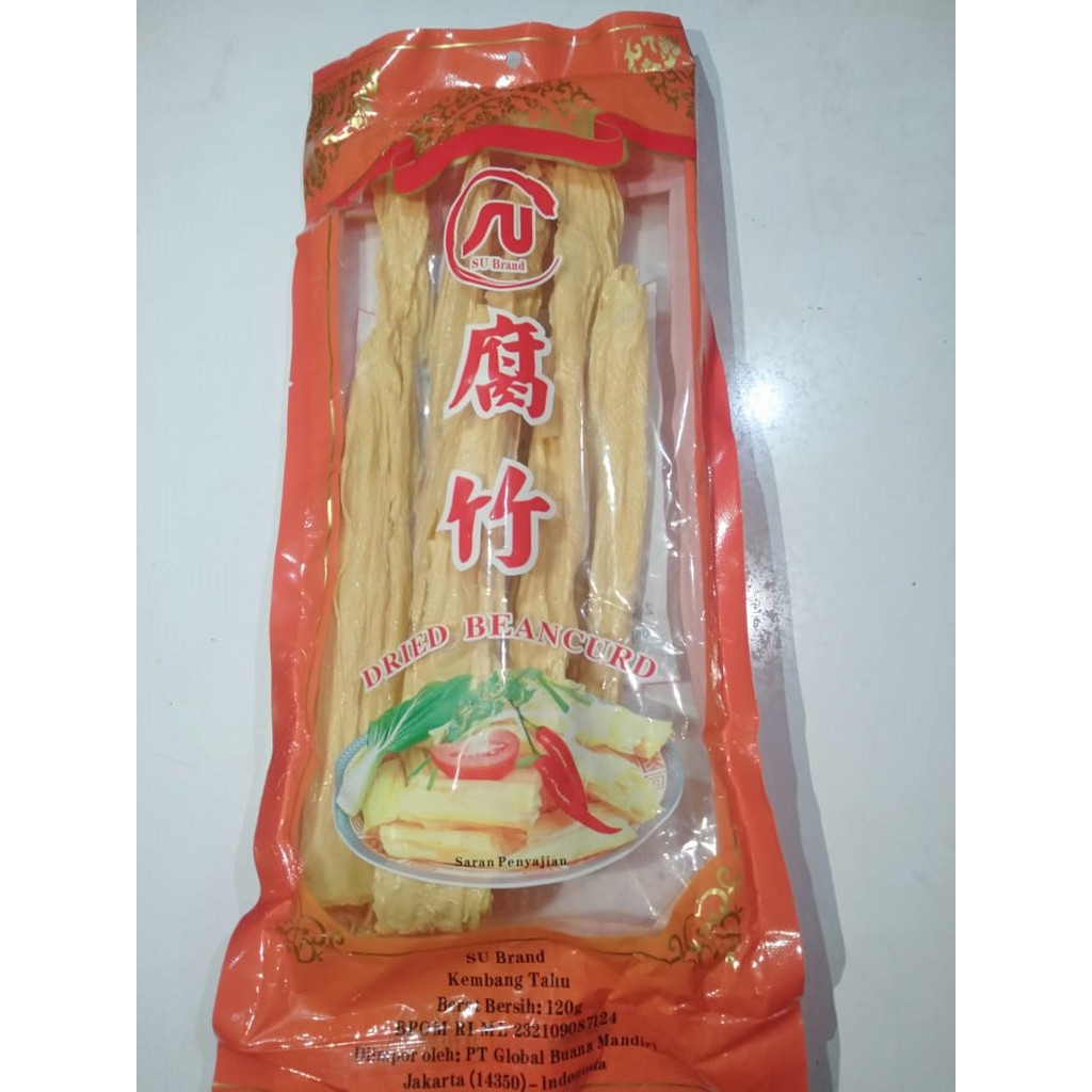 Kembang Tahu Kering Yuba Fucuk Dry Tofu Stick 120 Gram Shopee Indonesia