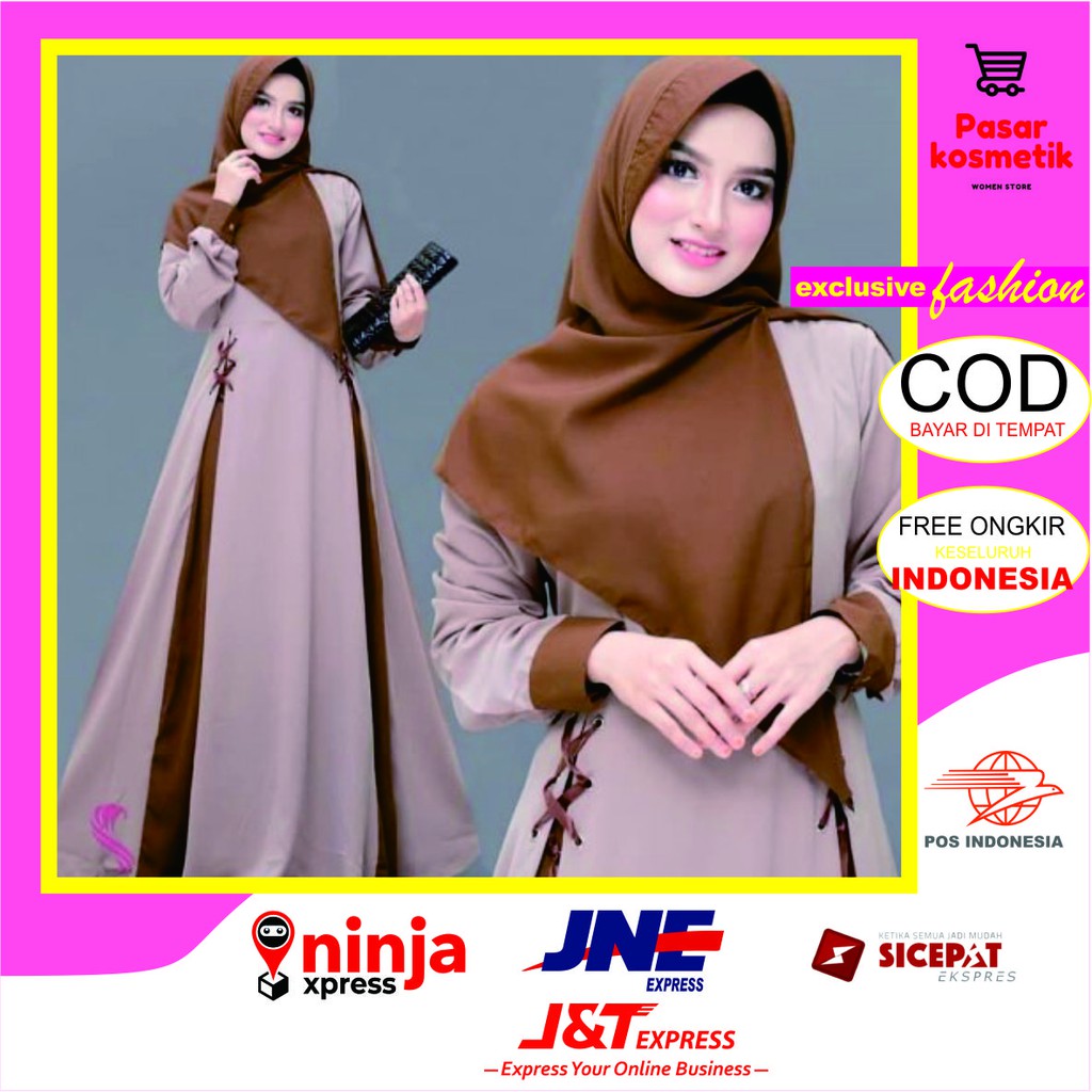 baju gamis syari wanita muslim hanumi baju gamis wanita syari baju dress wanita syari gamis murah
