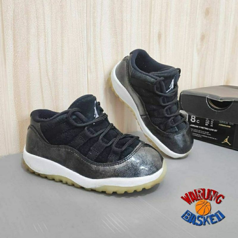 Air Jordan 11 Low Barons Toddler Size 8C