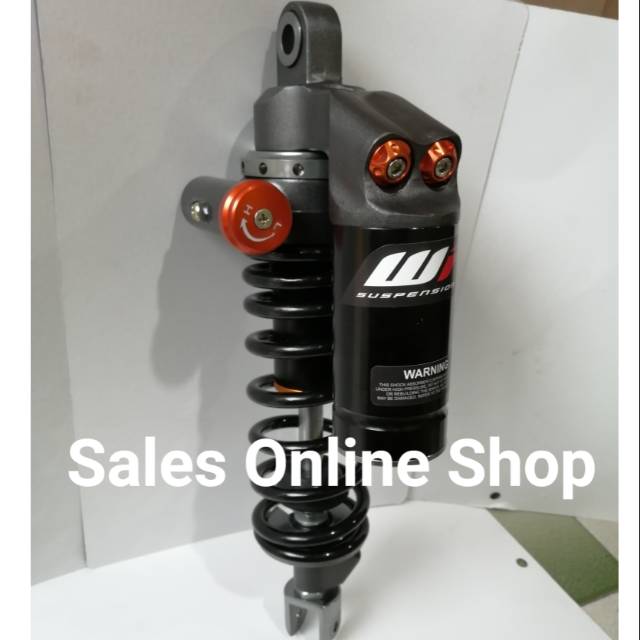 Shock replika wp stel 330mm mio beat vario scoopy fino xeon dan matic lain shockbreaker copy wp stel
