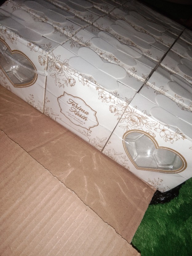 Mangkok Beling Kemasan Box Isi 15pcs Gratis Kartu Ucapan