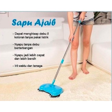 [MH] Sapu Otomatis Ultra Broom Sapu Lantai Otomatis Pembersih Lantai