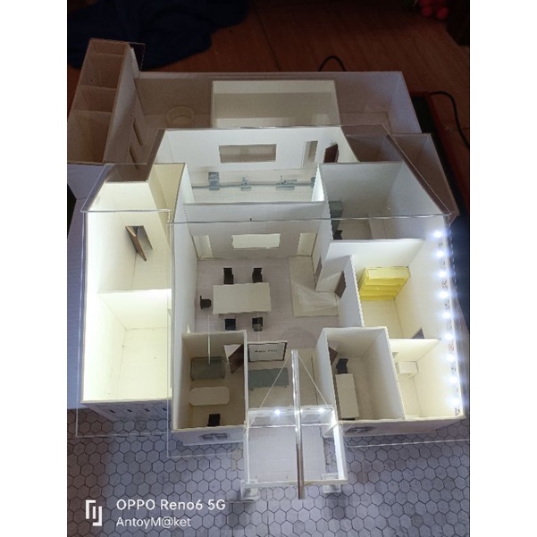Maket rumah + interior