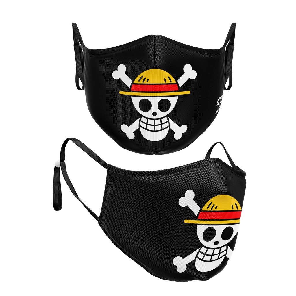 MASKER 3PLY ANIME  ONE PIECE MONKEY D LUFFY   MASKER KAIN FULLPRINT SERI 011