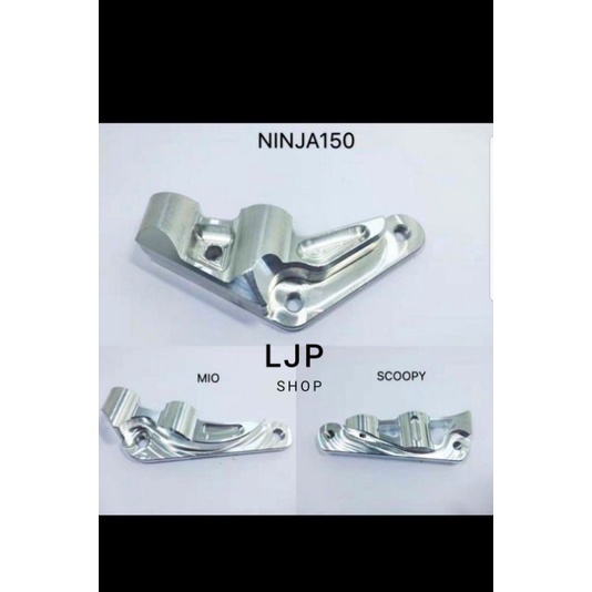 BREKET MONOBLOK 4 PISTON MIO,BEAT,SCOOPY,NINJA150