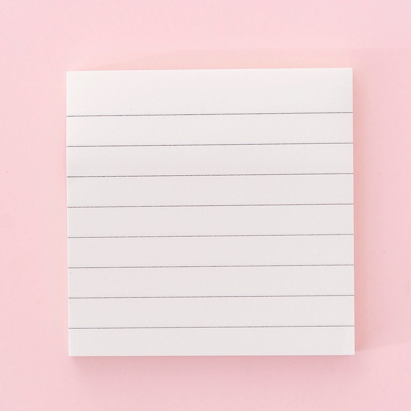 [MIUKIEE] STICKY MEMO PAD VINTAGE GRID Sticky Memo-B