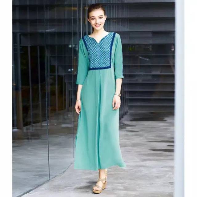 long dress baju terusan wanita gianna sophie paris sophie martin