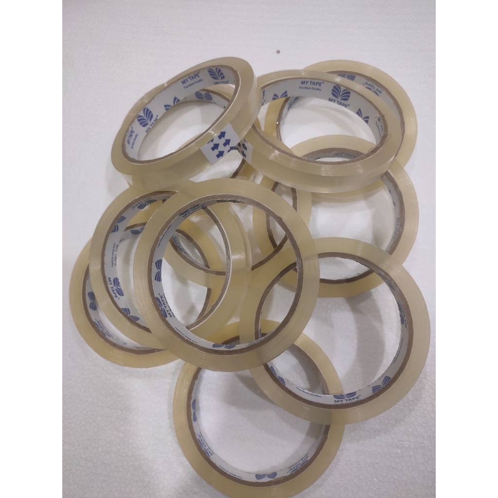 

Lakban Selotip Bening Serbaguna 1/2 Ins 72 Yard