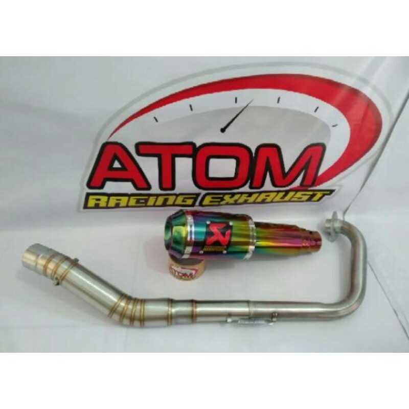 knalpot  akrapovic gp m1 vixion r15 cbr 150 pelangi